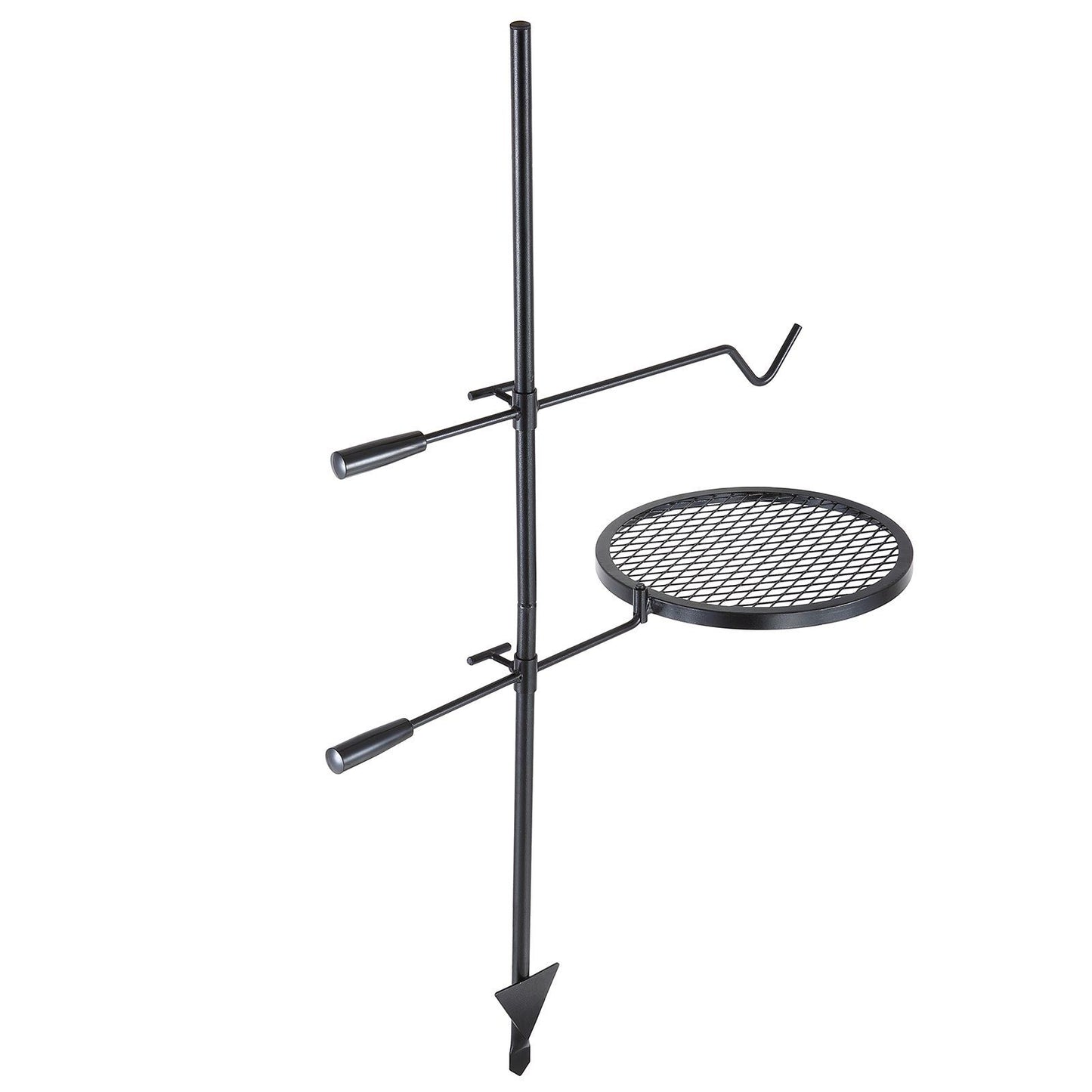 VEVOR Swivel Campfire Grill, Fire Pit Grill Grate over Fire Pits, Heavy Duty Steel Grill Grates, 360° Adjustable Open Fire Outdoor Cooking Equipment, Portable Camp Fire Racks for Camping Outdoor BBQ - Discount Msrp