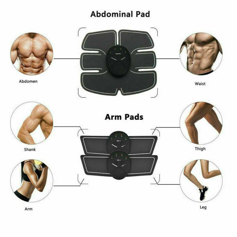 Electric Muscle Toner Machine ABS Toning Belt Simulation Fat Burner Belly Shaper - Discount Msrp 