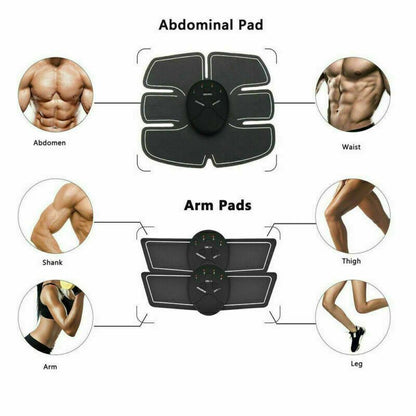 Electric Muscle Toner Machine ABS Toning Belt Simulation Fat Burner Belly Shaper - Discount Msrp 