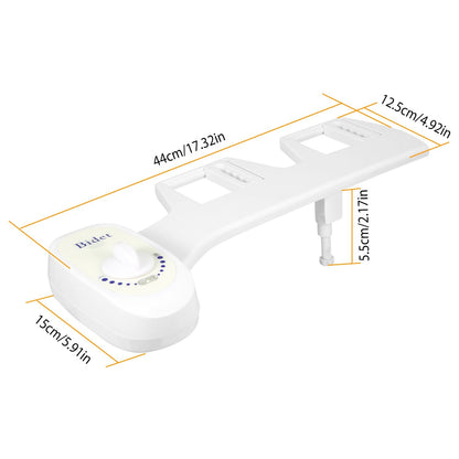 Bidet Fresh Water Spray No Electric Mechanical Bidet Toilet Seat Attachment - Discount Msrp 
