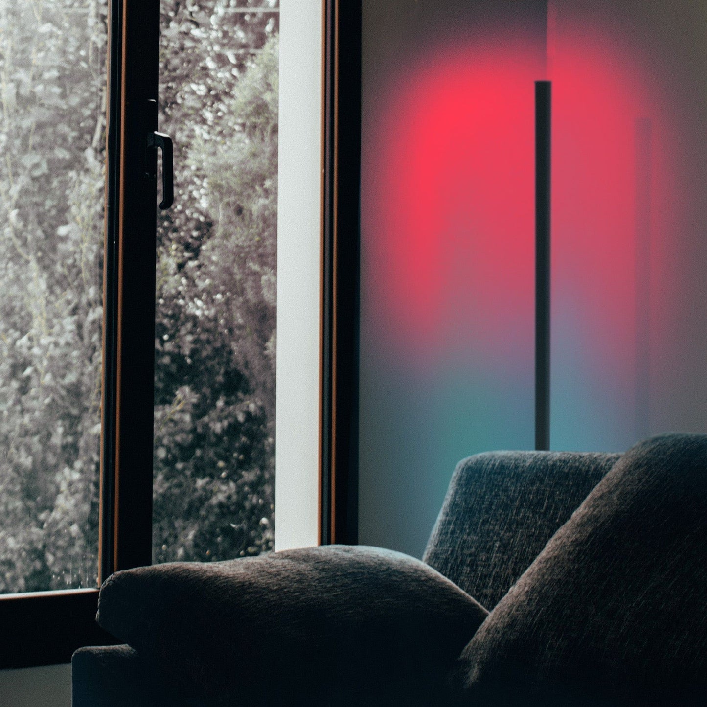 RGBCW Corner Floor Lamp, Minimalist Style Floor Lamp, Bedside Lamp, Reading stading Lamp, Ambient night lights - Discount Msrp 