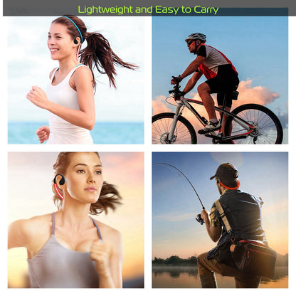 Wireless Sports Headsets Wireless V4.1 Neckband Earphones HD Stereo Sweat-proof Headphones Earbuds - Discount Msrp 