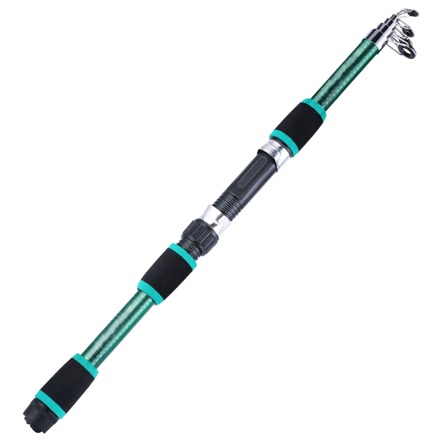 Sougayilang Travel Telescopic Fishing Rod Glass Fiber Fishing Pole - Discount Msrp 