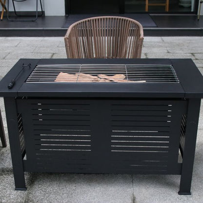 fire pit multifunctional chinese hibachi cooking tea bbq grill patio grill stove table outdoor furniture heating patio - Discount Msrp 