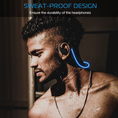Wireless Sports Headsets Wireless V4.1 Neckband Earphones HD Stereo Sweat-proof Headphones Earbuds - Discount Msrp 