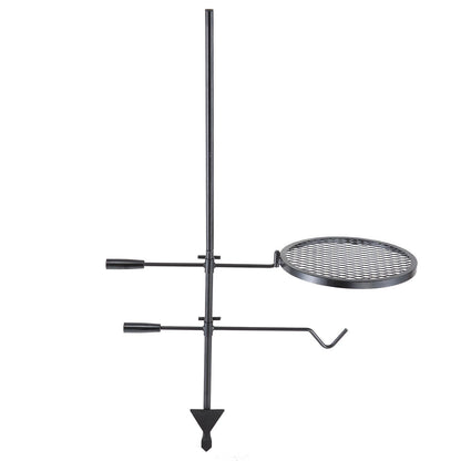 VEVOR Swivel Campfire Grill, Fire Pit Grill Grate over Fire Pits, Heavy Duty Steel Grill Grates, 360° Adjustable Open Fire Outdoor Cooking Equipment, Portable Camp Fire Racks for Camping Outdoor BBQ - Discount Msrp 