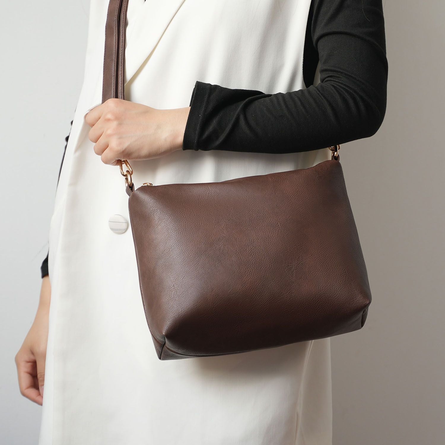 MKF Collection Mariahna 3 PCS Shopper Tote, Cross and Wallet Handbag by Mia K - Discount Msrp 