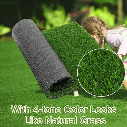 3FT*16FT Artificial turf, professional dog mat large turf outdoor carpet terrace pet lawn, artificial carpet with drainage holes (Grass height 0.78 inches/2cm) - Discount Msrp 
