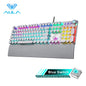 Gaming Mechanical Keyboard Retro Square Glowing Keycaps Backlit USB Wired 104 Anti-ghosting Gaming Keyboard for PC laptop - Discount Msrp 