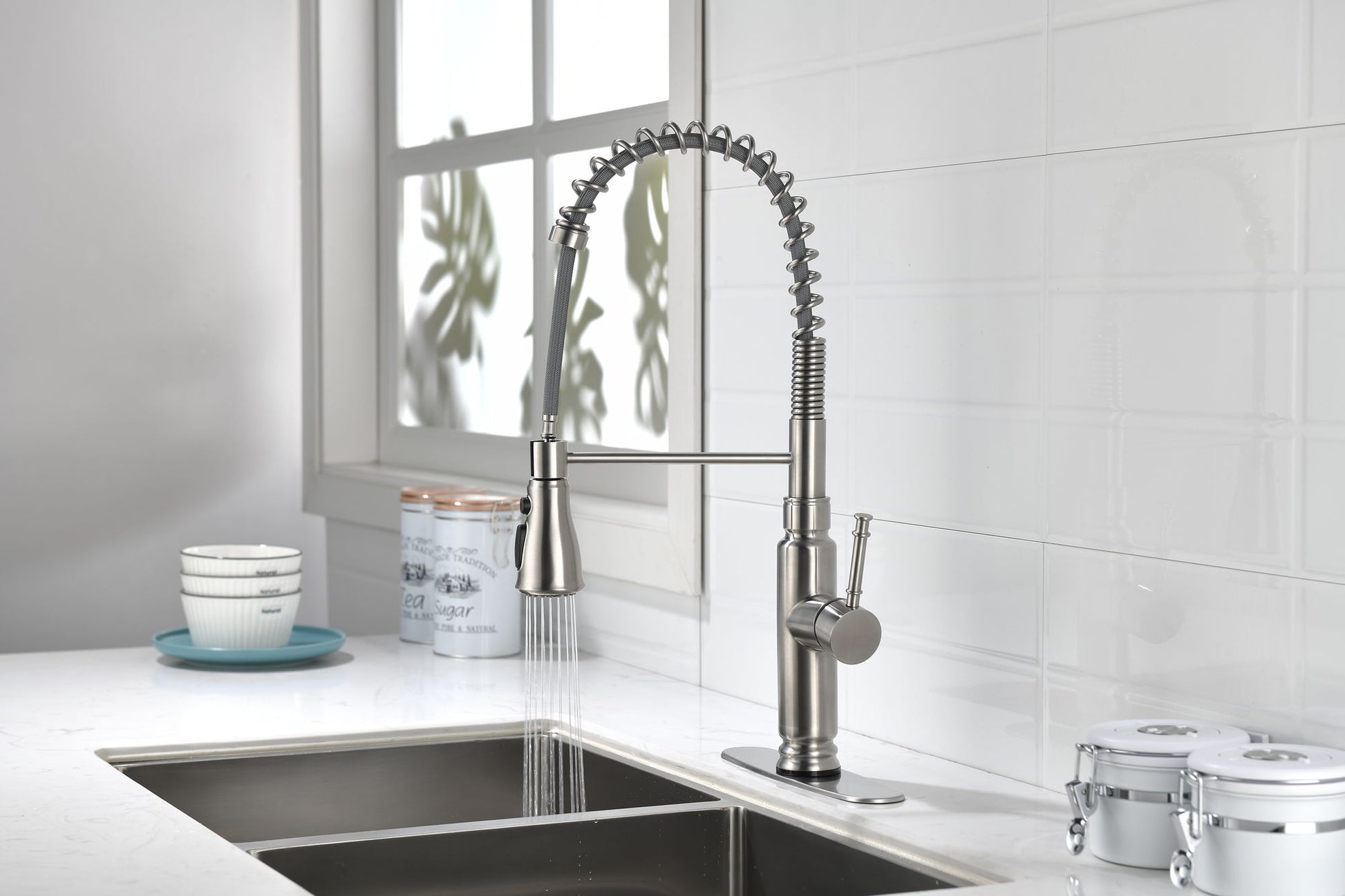 Touch Kitchen Faucet with Pull Down Sprayer - Discount Msrp 