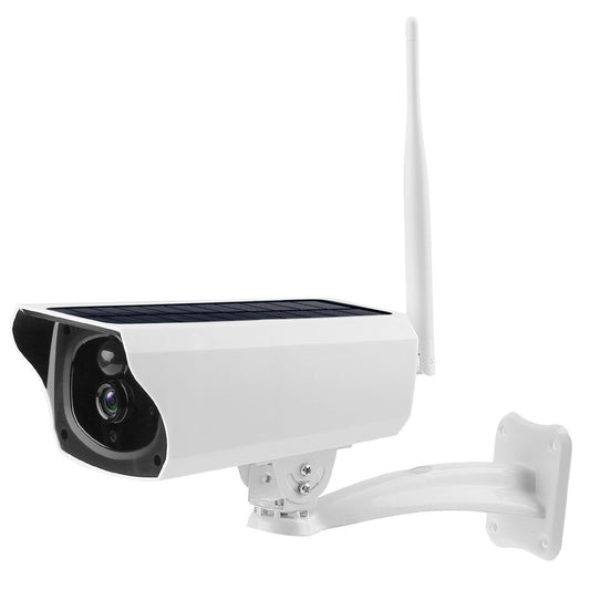 1080P Solar Powered WiFi IP Camera Two-Way Intercom Security Surveillance Camera - Discount Msrp 
