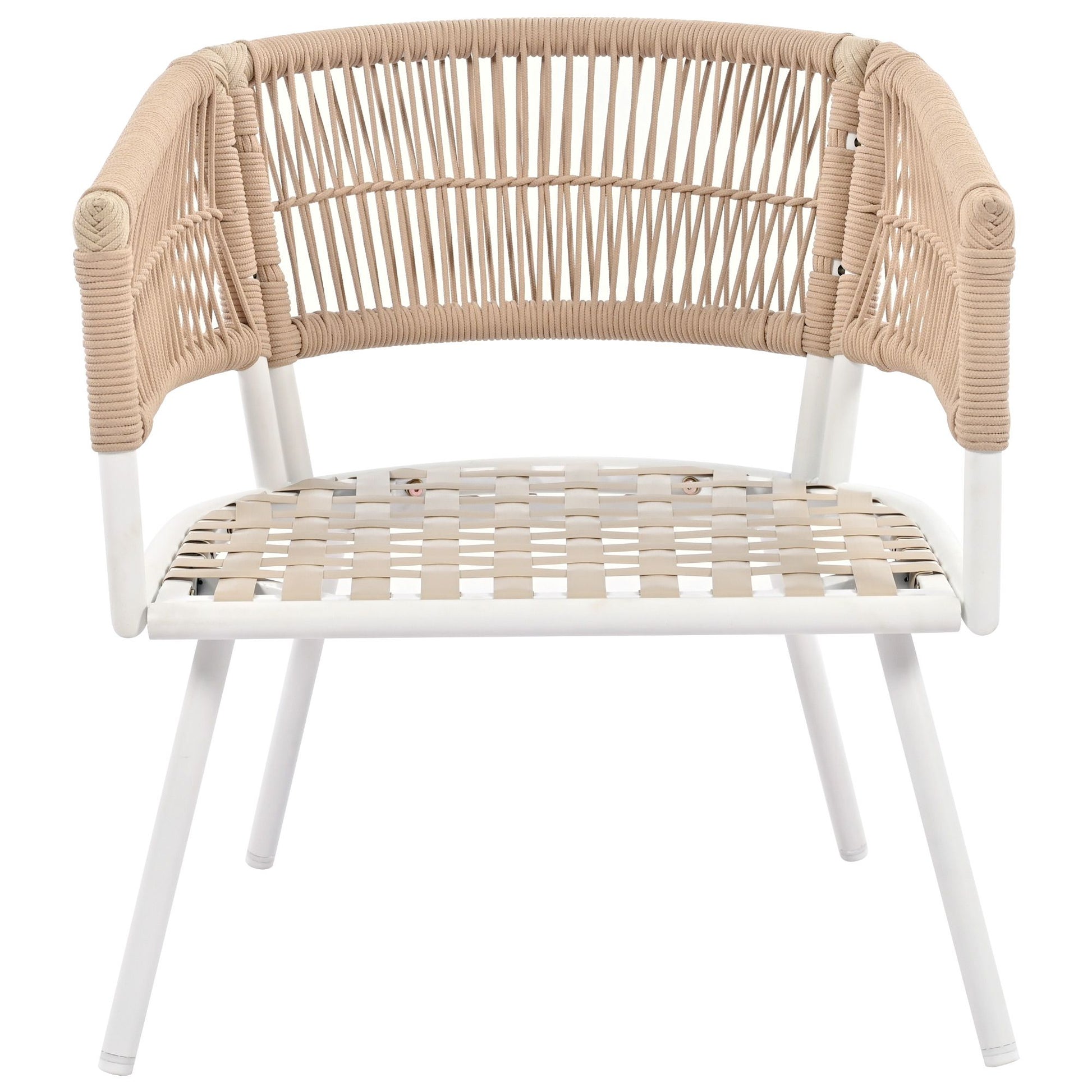 4-Piece Patio Furniture Set, Outdoor Furniture with Acacia Wood Table, Patio Conversation Set with Deep Seating & Thick Cushion for Backyard Porch Balcony - Discount Msrp 