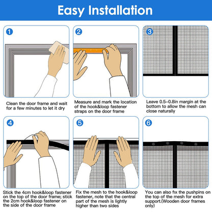 Magnetic Garage Door Screen Single-Car Garage Screen Mesh Fiberglass Garage Net with Magnetic Closure 4 Buckle Straps for One Cars - Discount Msrp 
