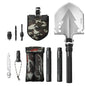 Survival Shovel 11 in 1 Camping Shovel Folding Multitool Portable Compact - Discount Msrp 