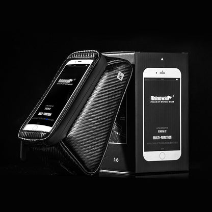 Bike Phone Front Frame Bag Bicycle Bag Waterproof Bike Phone Mount Top Tube Bag Bike Phone Case Holder Accessories Cycling Pouch Compatible Phone Under 6.5' - Discount Msrp 
