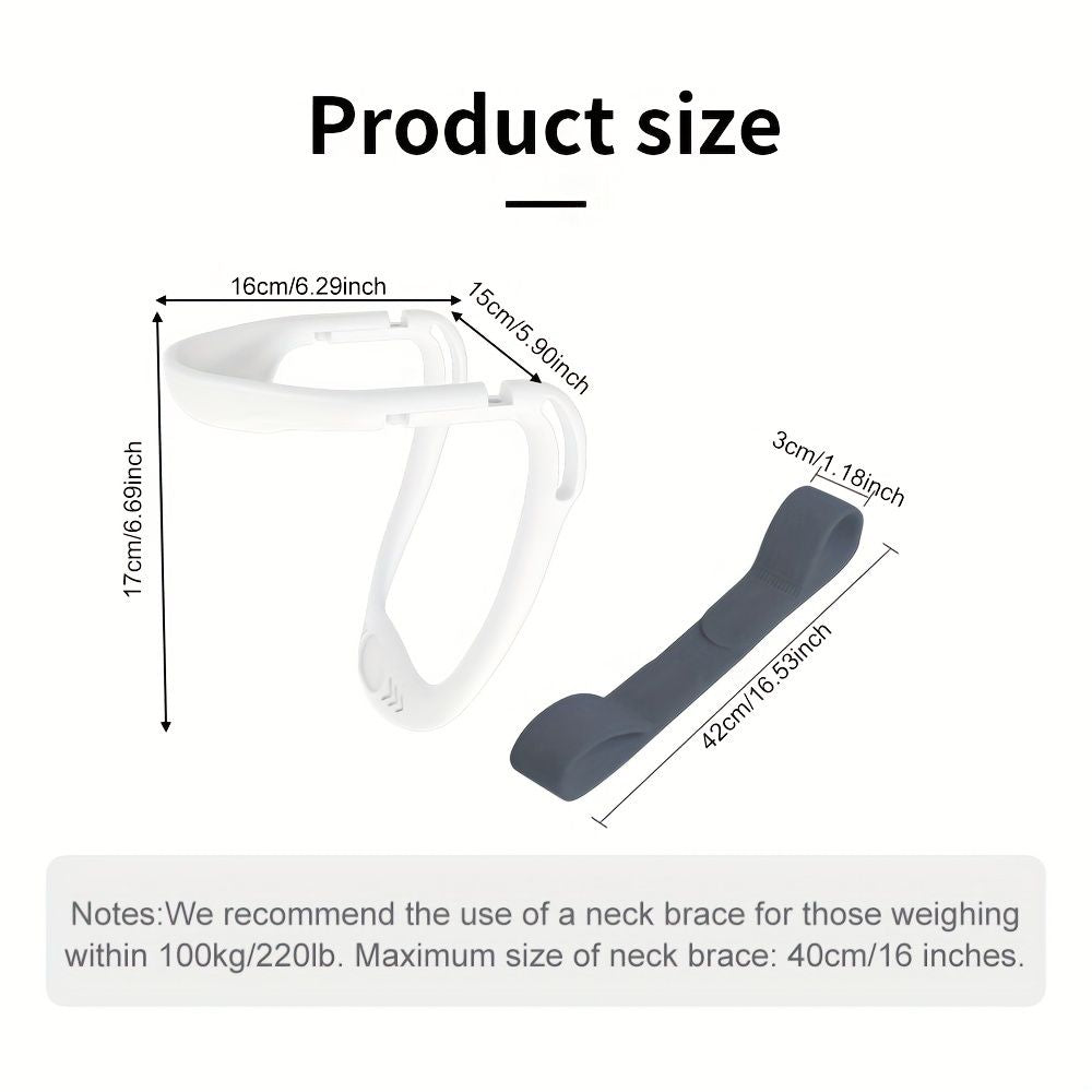 Neck Brace; Cervical Collar Neck Support Brace; Adjustable Anti-Bow Cervical Traction Device For Neck Posture Support Neck Pain Relief; Shoulder And Neck Forward Tilt Support - Discount Msrp 