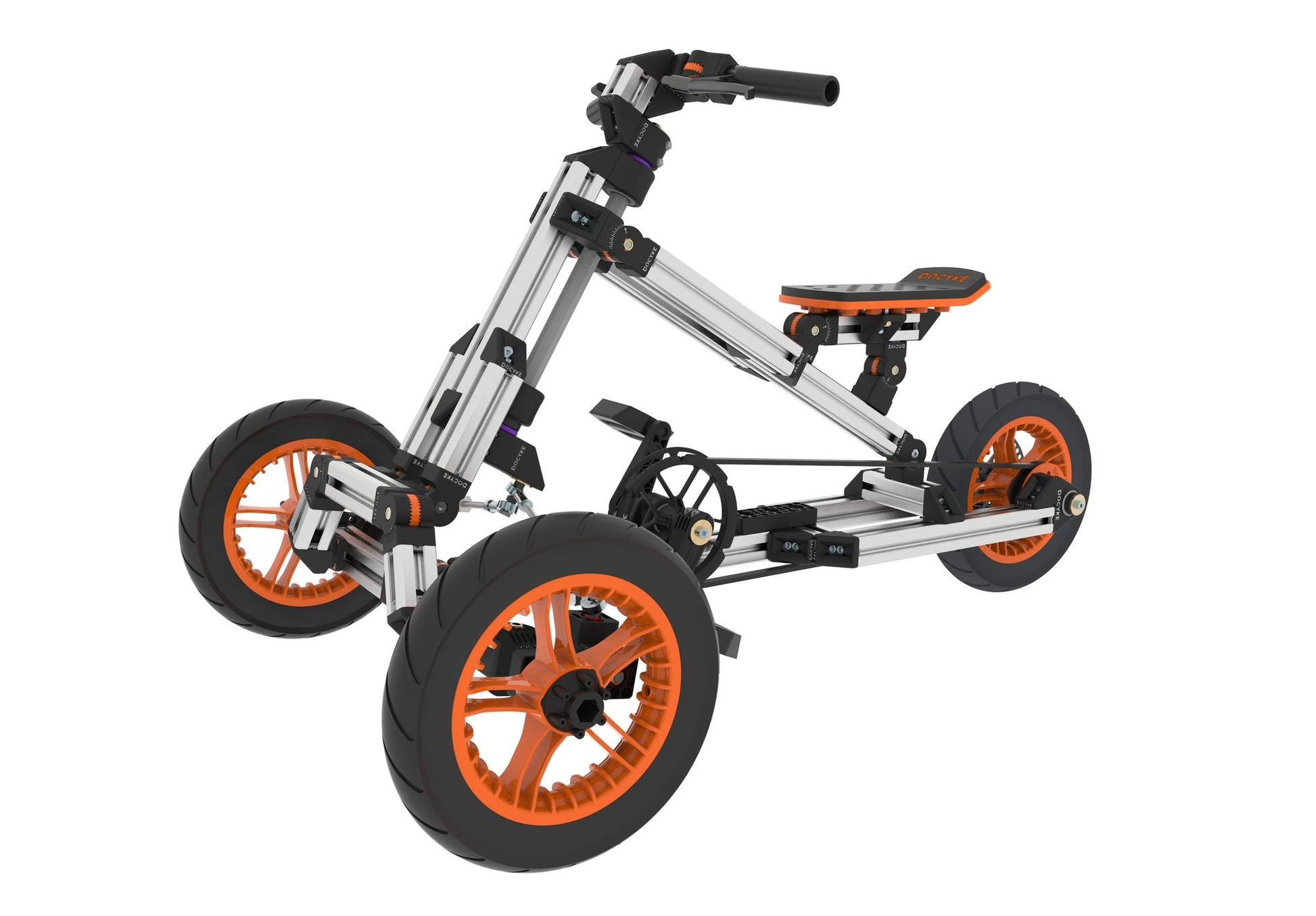 KidRock Buildable Kit 20 in 1 Kids Go Kart Set, Suitable for 1 to 8 Years Old, Two Wheel Bike, Three Wheel Bike, Go Kart, Sit/Stand Scooter, etc. Most Popular L Kit (Non Electric) - Discount Msrp 
