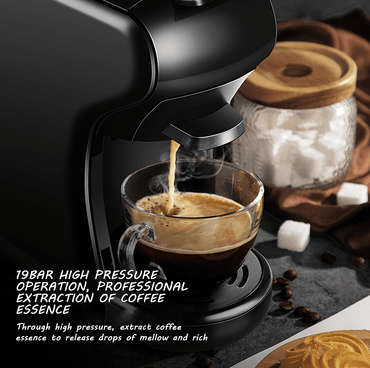PSAC504K 70ml espresso 19Bar extract French coffee Mocha Italian espresso, touch sensing 1450W - Discount Msrp 