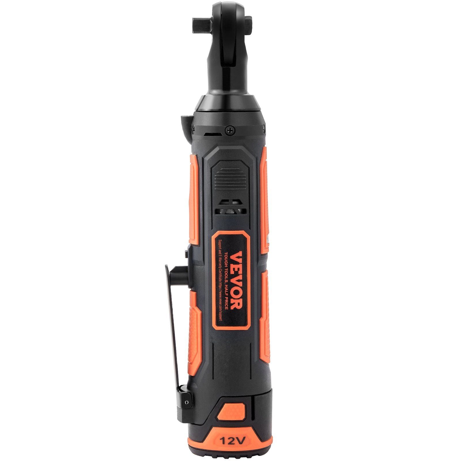 VEVOR 3/8" Cordless Electric Ratchet Wrench Set, 12V 33 Ft-lbs Power Ratchet Tool Kit, 45-Min Fast Charge, 2-Pack 2.0Ah Battery, Built-in LED Light, Variable Speed Trigger, 10 Sockets - Discount Msrp 