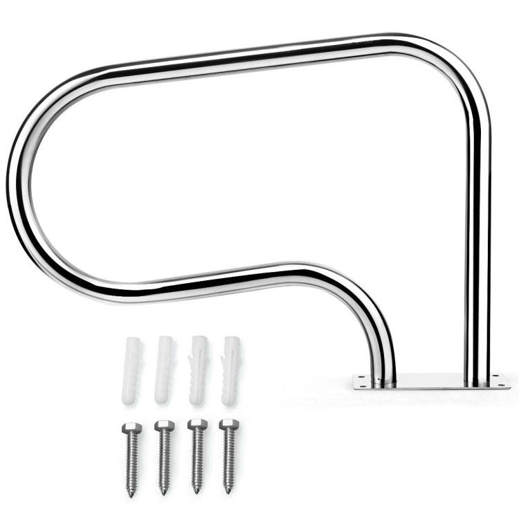 Stainless Steel Swimming Pool Hand Rail with Base Plate - Discount Msrp 