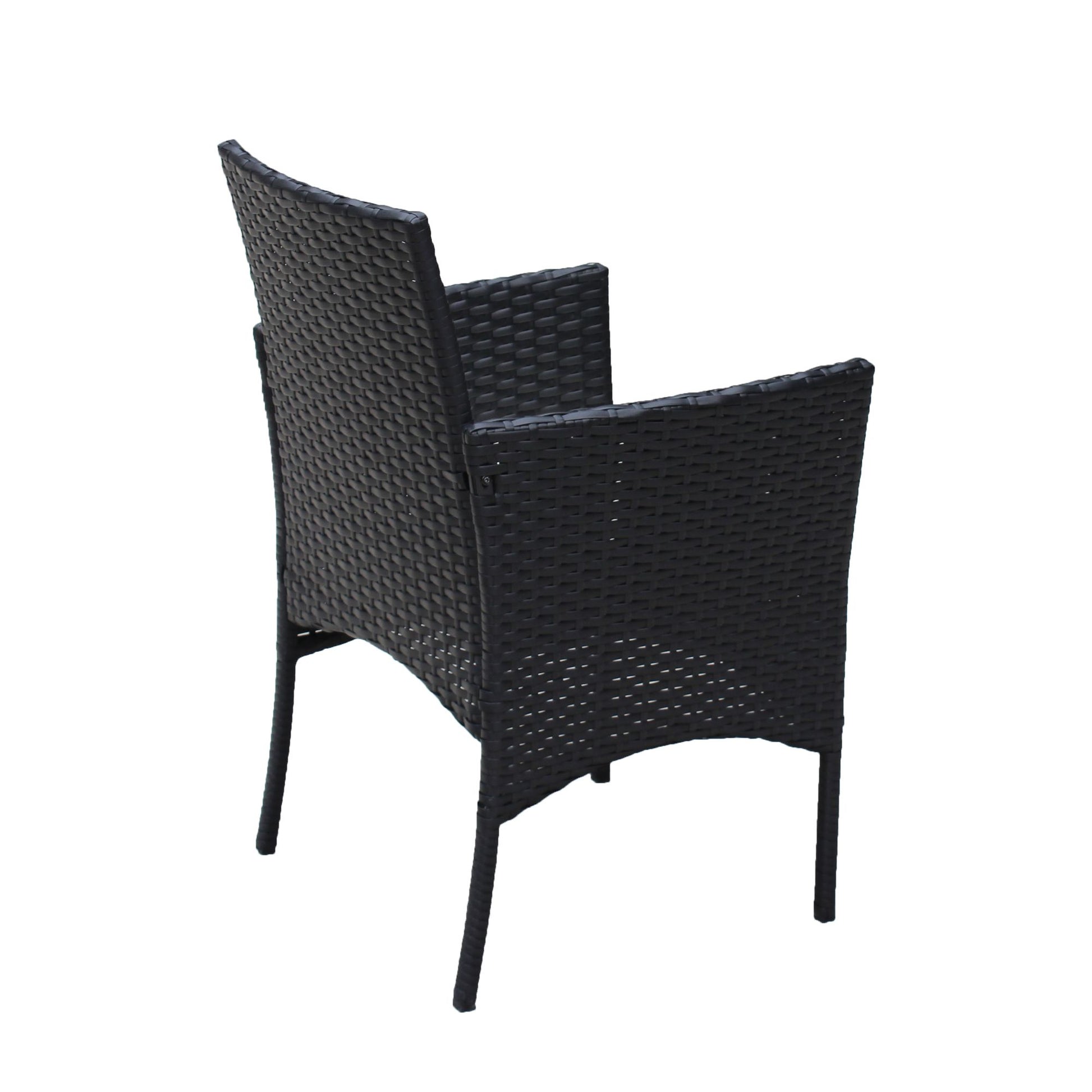 4 PC Rattan Patio Furniture Set Outdoor Patio Cushioned Seat Wicker Sofa - Discount Msrp 