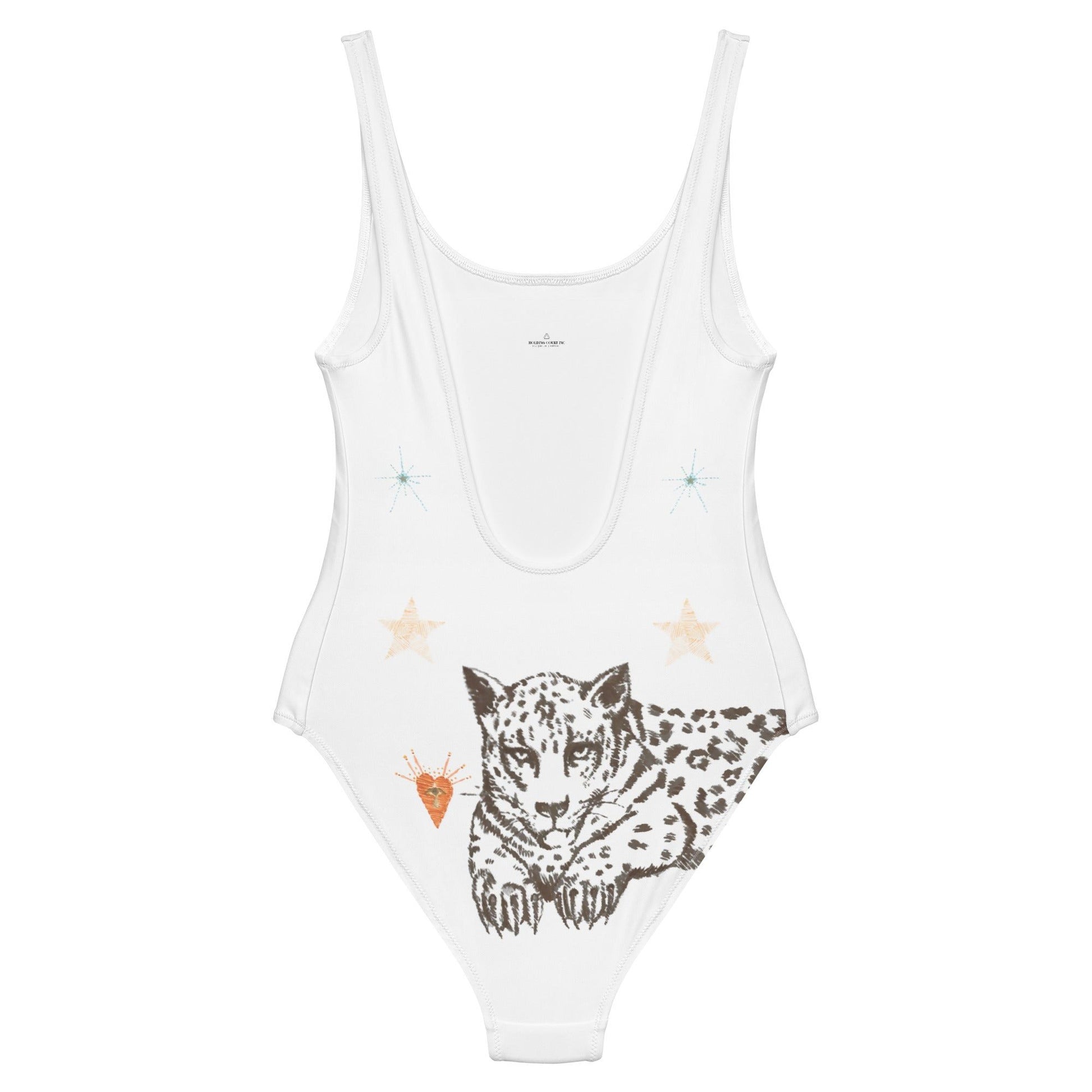 Lyra One Piece Swimsuit in White Jaguar - Discount Msrp 