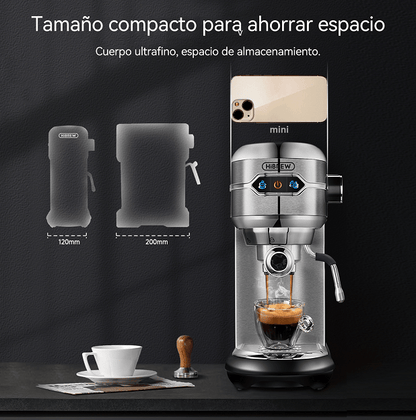 capsule + coffee powder + milk foam 3-in-1 semi-automatic coffee machine 19Bar extraction mocha Nestle espresso 1 cup / 2 cup, electronic button powder hammer 51mm touch sensing 1450W steam - Discount Msrp 