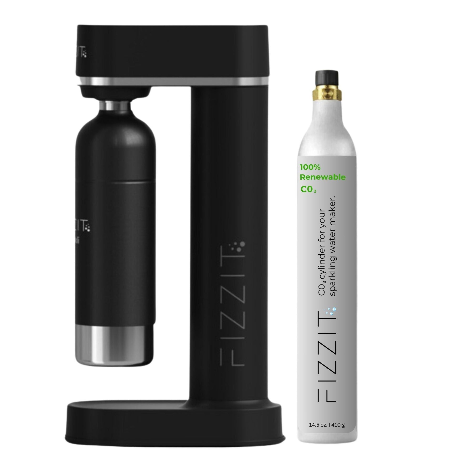 FIZZIT™ Spärklï Carbonated Water Soda Maker with Stainless Steel Bottle – Eco-Friendly, Dishwasher Bottles - Sparkling Water Maker - Discount Msrp 