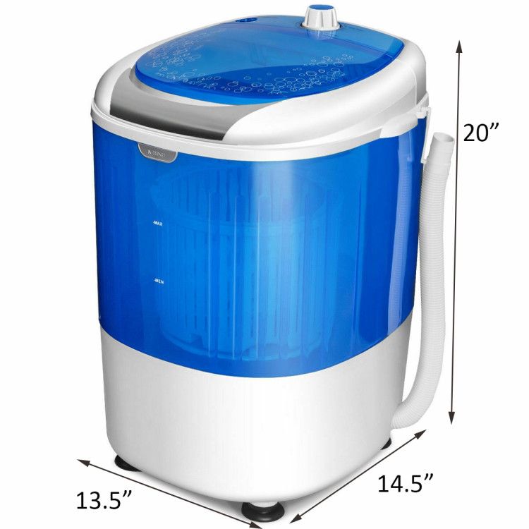 5.5 lbs Portable Semi Auto Washing Machine for Small Space - Discount Msrp 