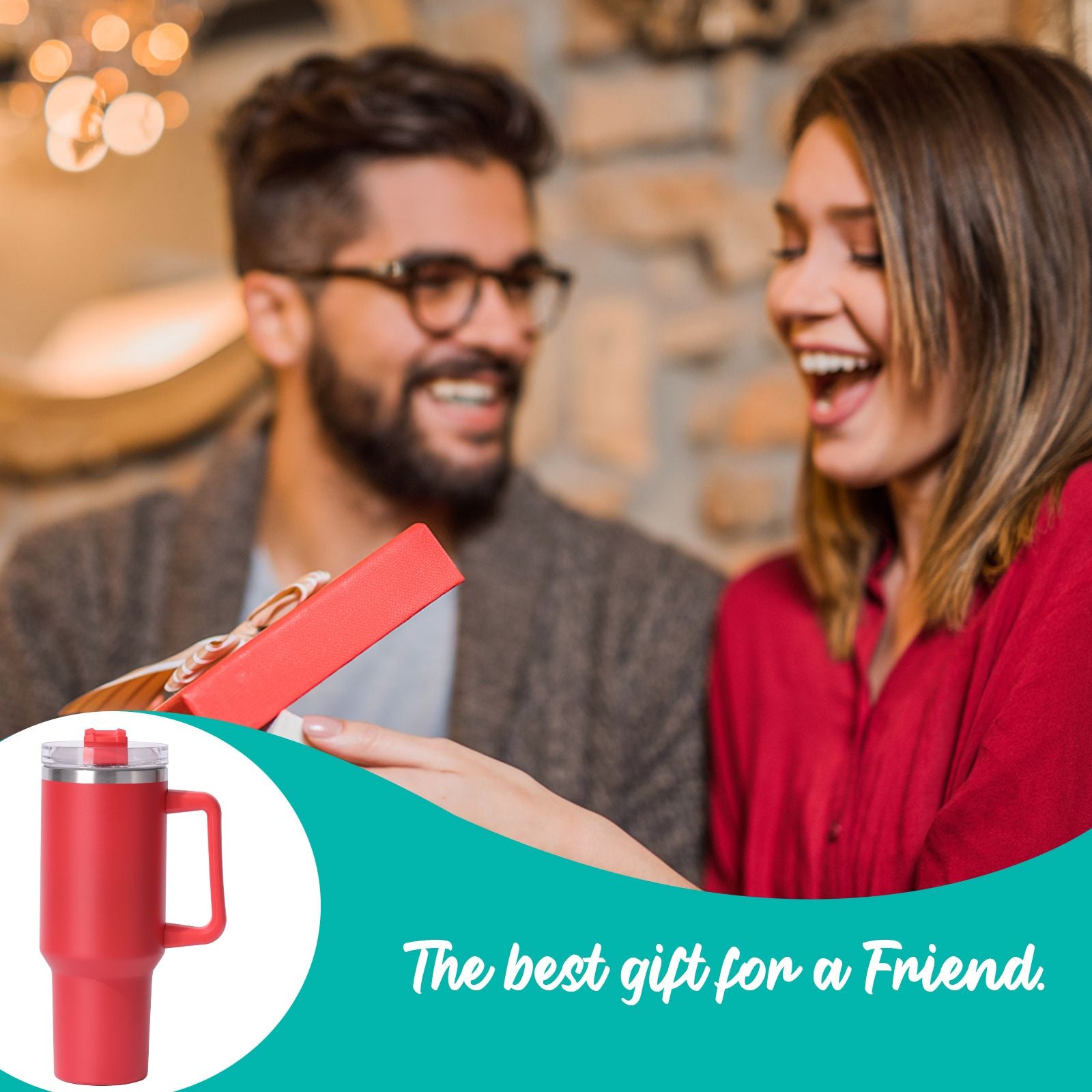 40oz large capacity tumbler, With Handle And Straw Lid, Insulated Reusable Stainless Steel Water Bottles Travel Mug Coffee Cup car cup water cup For Men Women Outdoor Camping Driving, gift - Discount Msrp 