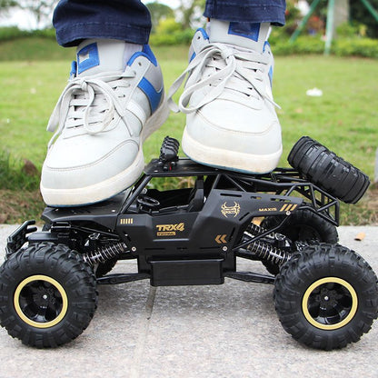 RC 37cm 4WD Large Remote Control Cars Rock Crawler Monster Truck Kids Toy Gift - Discount Msrp 