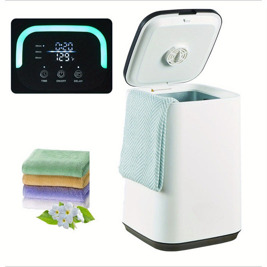 Towel Warmer 20L, Towel Warmer Bucket with 24h Delay Timer, 20/40/60 Min Auto Shut Off, Child Lock, LED Screen & U-Shaped Light, Large Towel Warmer for Bathroom, Spa, Bathrobe, Blanket & Pajama - Discount Msrp 