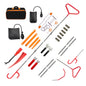 Automotive Tool Set 34-piece professional automotive kit with stainless steel long distance fasteners seamless wedge air wedge pump automotive trim removal tool - Discount Msrp 
