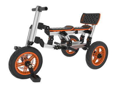 KidRock Buildable Kit 20 in 1 Kids Go Kart Set, Suitable for 1 to 8 Years Old, Two Wheel Bike, Three Wheel Bike, Go Kart, Sit/Stand Scooter, etc. Most Popular L Kit (Non Electric) - Discount Msrp 