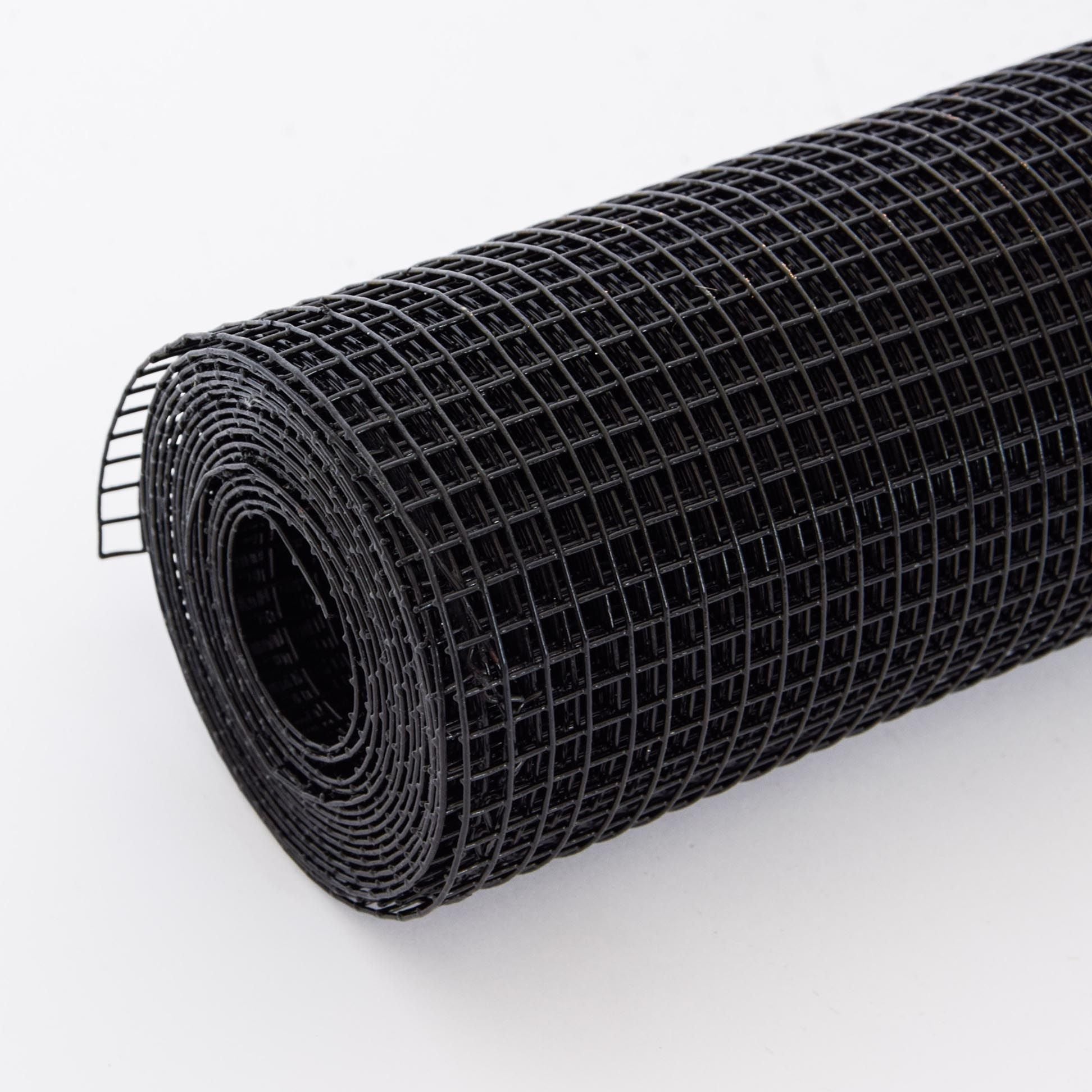 36 inch×50 ft Black Vinyl Coated Hardware Cloth 19 Gauge 1/4 inch Black PVC Hardware Cloth, Black Welded Wire Fence Supports Poultry-Netting Cage-Home Improvement and Chicken Coop - Discount Msrp 