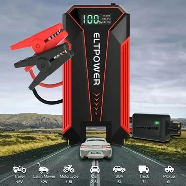 ET05 Car Battery Jump Starter, Red - Discount Msrp 