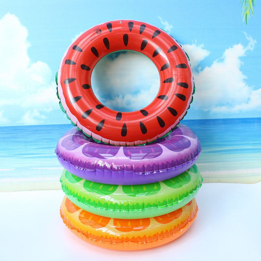 Inflatable Swimming Pool Floating Swimming Ring For Children; Adults; Fruit Swimming Tube Swimming Pool Swimming Ring Floating Swimming Ring - Discount Msrp 