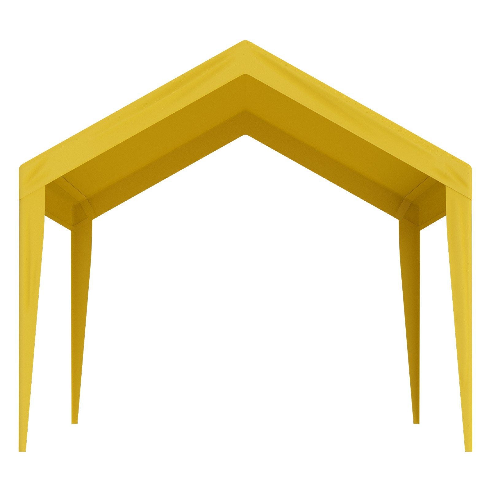 VEVOR Carport Replacement Canopy Cover 10 x 20 ft, Garage Top Tent Shelter Tarp Heavy-Duty Waterproof & UV Protected, Easy Installation with Ball Bungees,Beige (Only Top Cover, Frame Not Include) - Discount Msrp 
