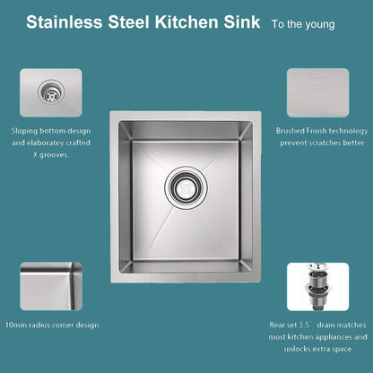 Undermount Sink; 27" x 18" Single Bowl Kitchen Sink - Discount Msrp 