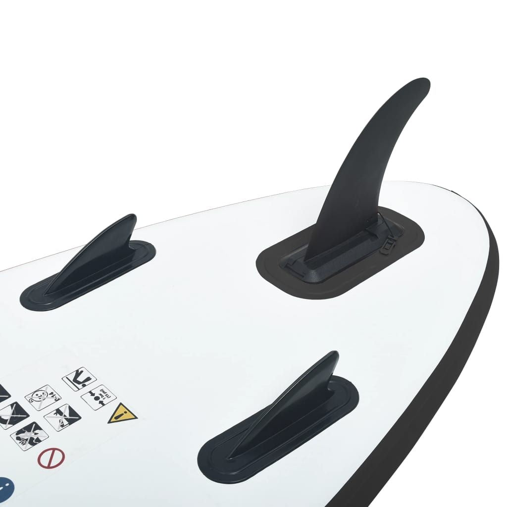 Inflatable Stand up Paddle Board Set Black and White - Discount Msrp 