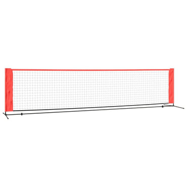 Tennis Net Black and Red 157.5"x39.4"x34.3" Polyester - Discount Msrp 