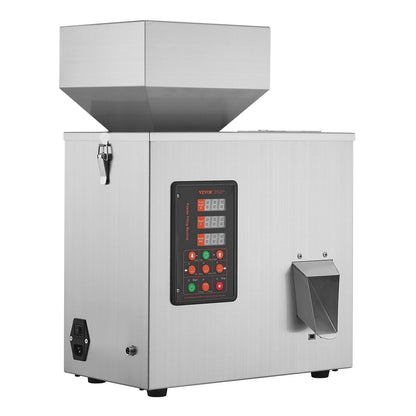 VEVOR Powder Filling Machine, 0.002-0.22lbs/1-100g, Automatic Intelligent Particle Weighing Filling Machine, Bottle Bag Powder Filler Particle Dispenser for Tea Seeds Grains Powder Flour Beans Glitter - Discount Msrp 