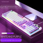 104 Keys Gaming Keyboard Wired Keyboard Color Matching Backlit Mechanical Feel Computer E-sports Peripherals for Desktop Laptop - Discount Msrp 