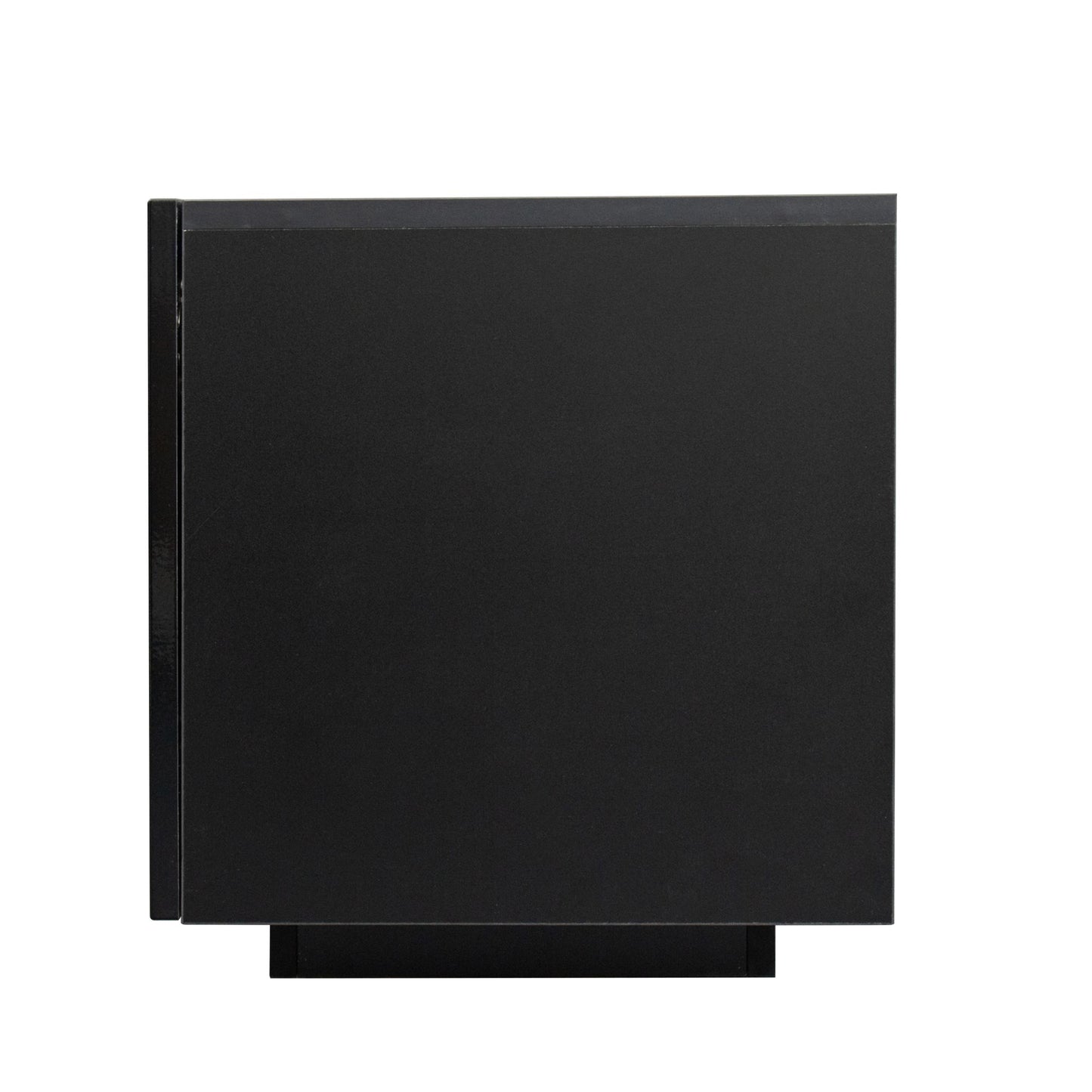TV Cabinet Wholesale, Black TV Stand with Lights, Modern LED TV Cabinet with Storage Drawers, Living Room Entertainment Center Media - Discount Msrp 