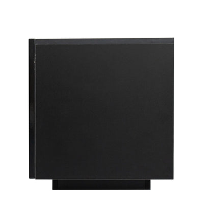 TV Cabinet Wholesale, Black TV Stand with Lights, Modern LED TV Cabinet with Storage Drawers, Living Room Entertainment Center Media - Discount Msrp 
