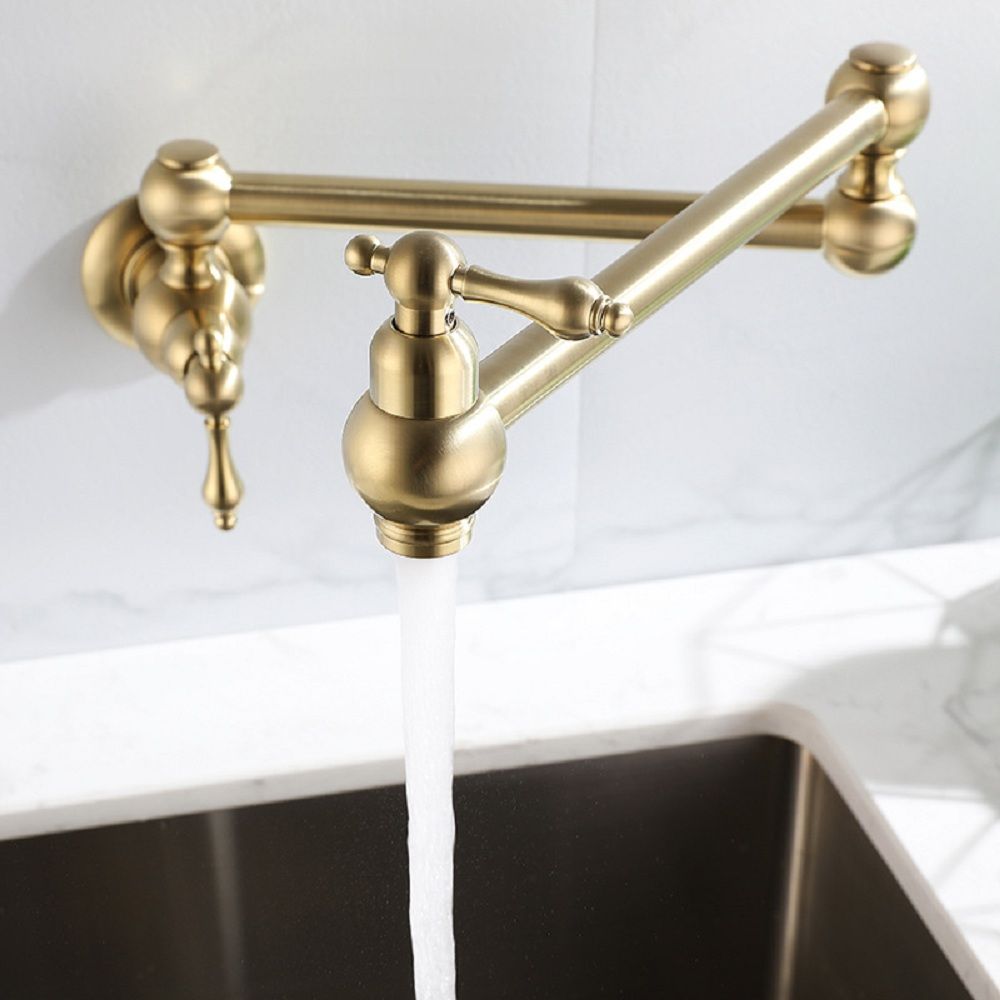 Folding faucet Pot Filler Faucet Wall Mount RT - Discount Msrp 
