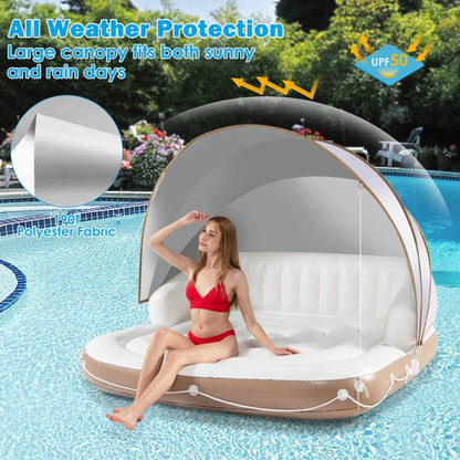 Inflatable Pool Float Lounge Swimming Raft - Discount Msrp 