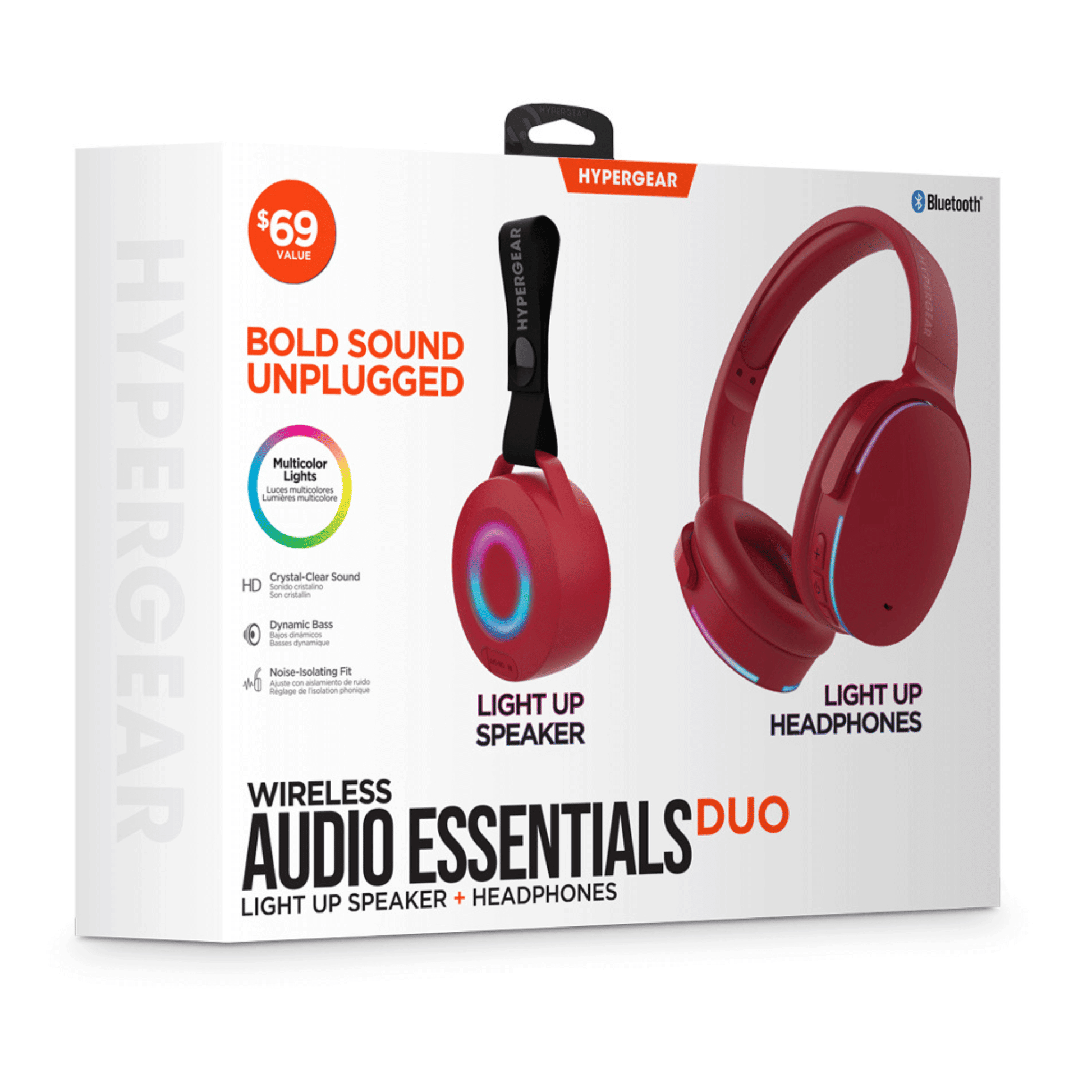 HyperGear Audio Essentials Headphones and Speaker Duo Beige - Discount Msrp 