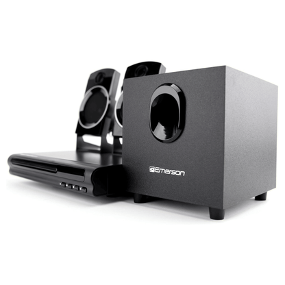 Emerson Speaker Surround Sound System & 2.1 Channel Home Theater DVD Player - Discount Msrp 