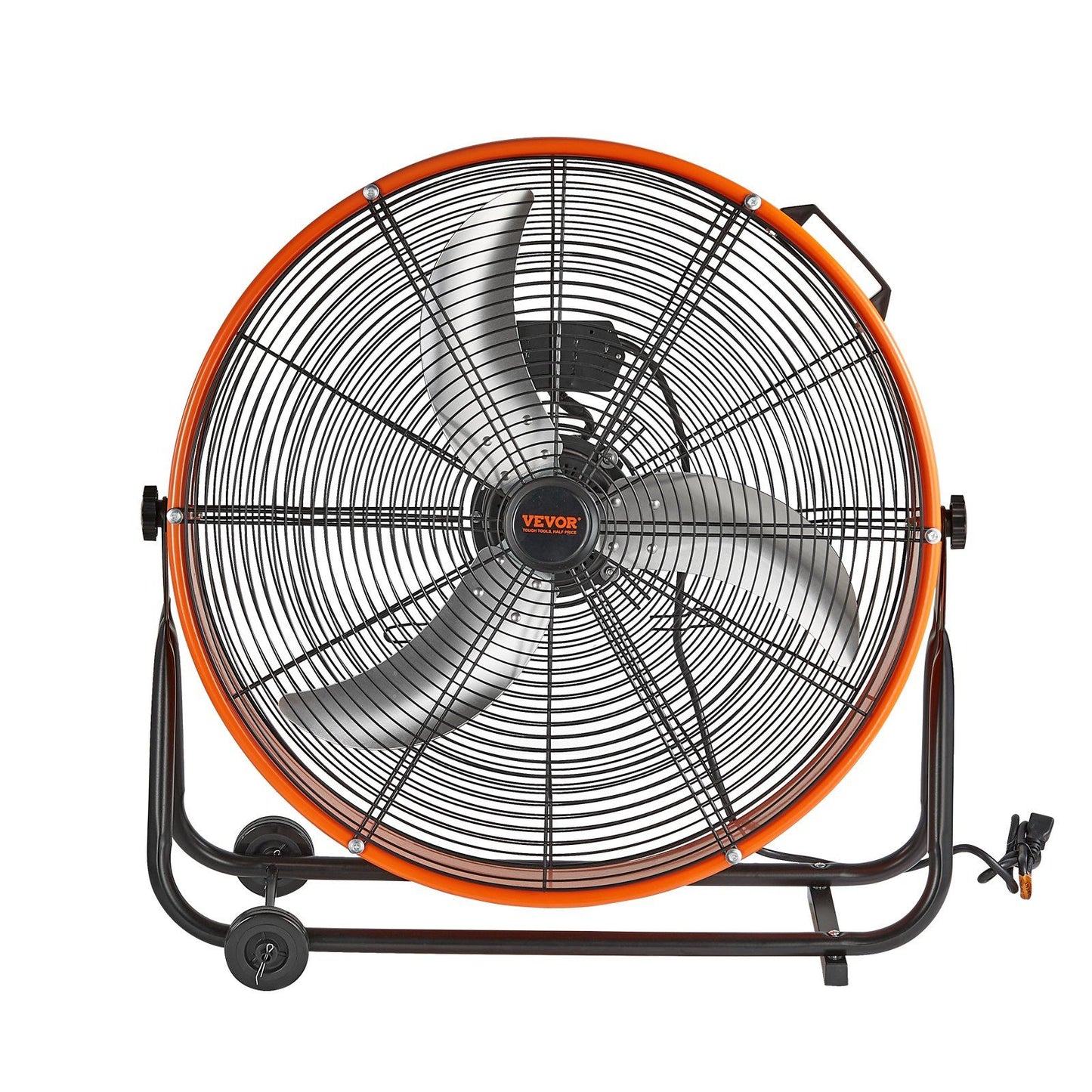 Drum Fan 24 Inch High Velocity Industrial Use 3-Speed 8600CFM for Warehouse - Discount Msrp 